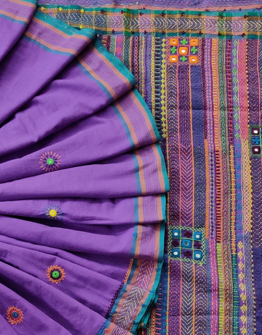 Ponnur cotton saree Lavender